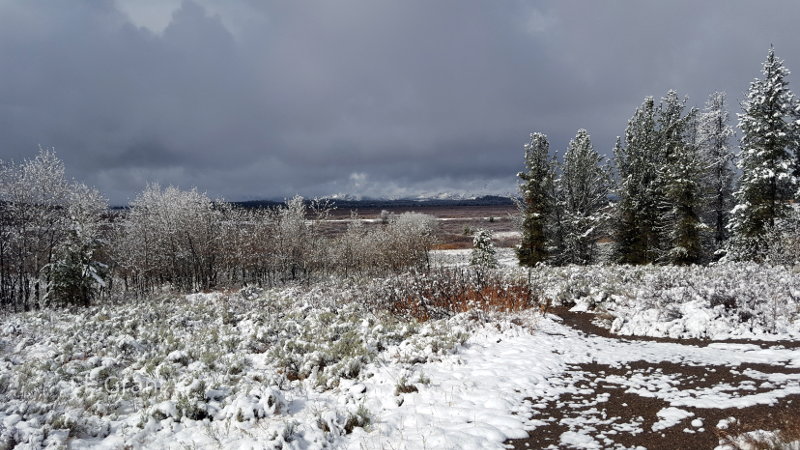 Snow in Wyoming