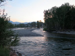 Sunset over Salmon River