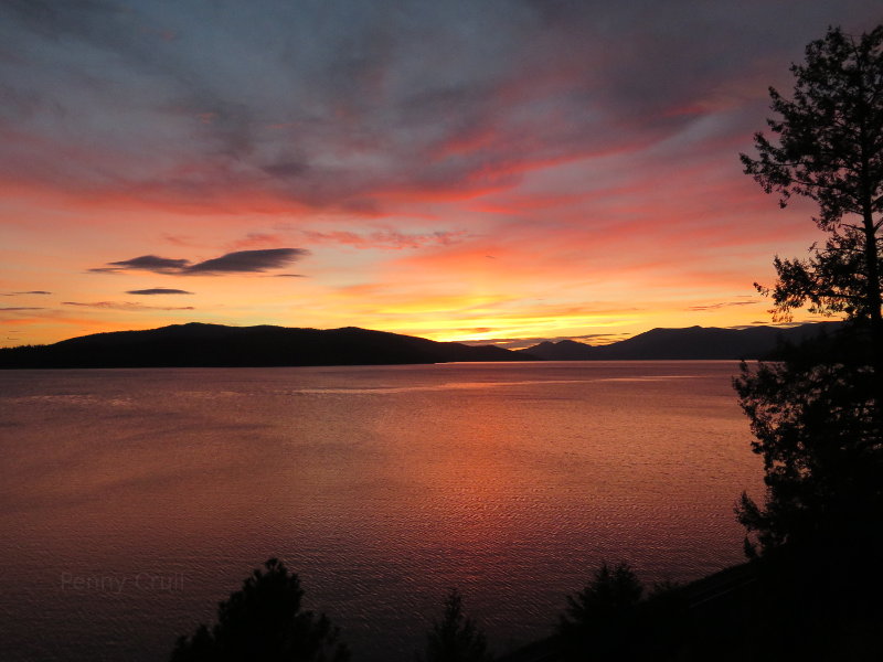 Beautiful Sunset in Coeur D