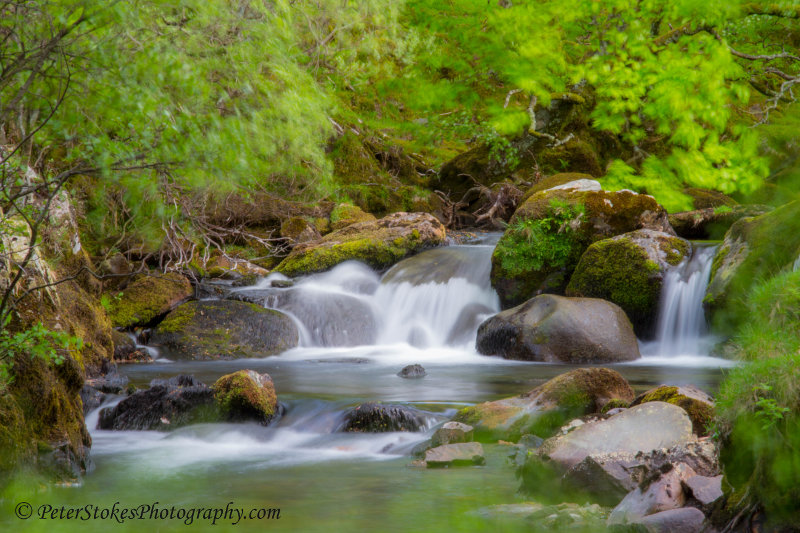 Beautiful creek near  Near Llanberis, Wales, UK