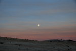 Moonset over the Palouse