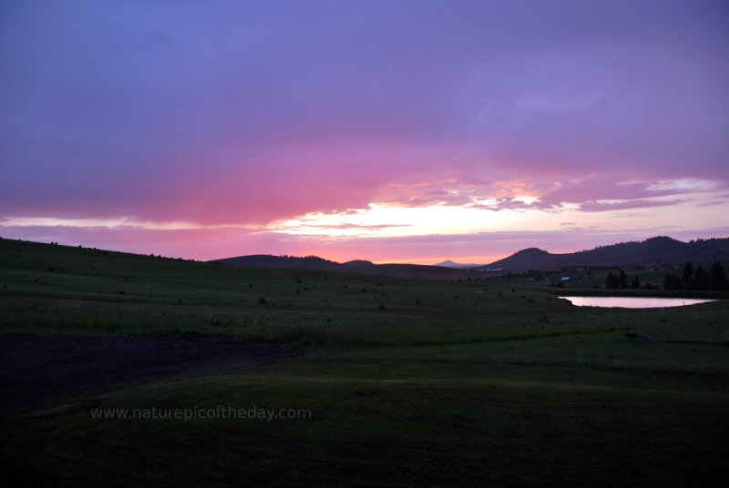 Sunset on the Palouse