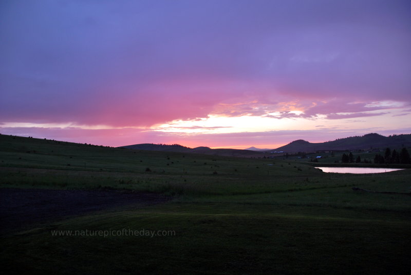 Sunset on the Palouse