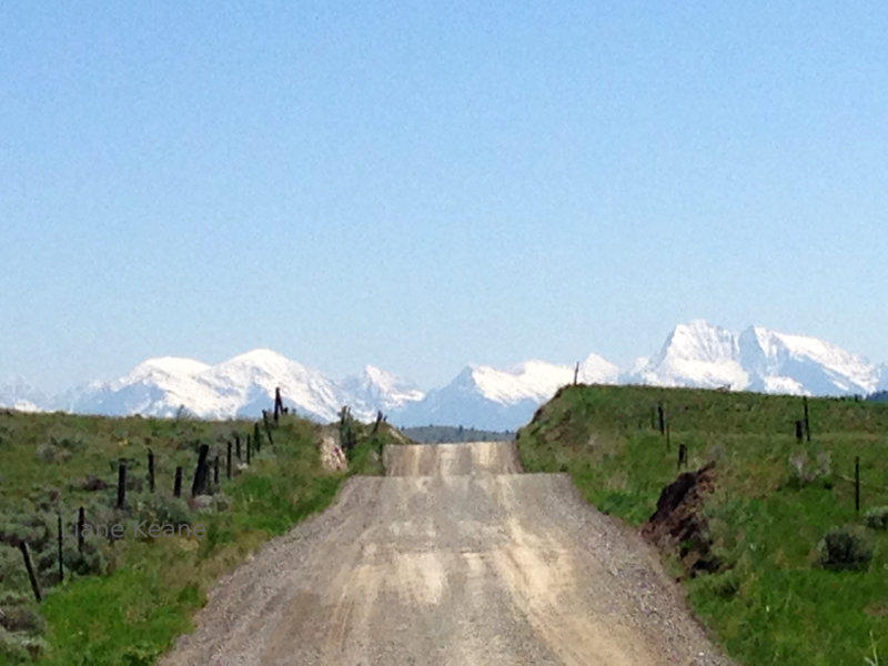 Mission mountains in Montana