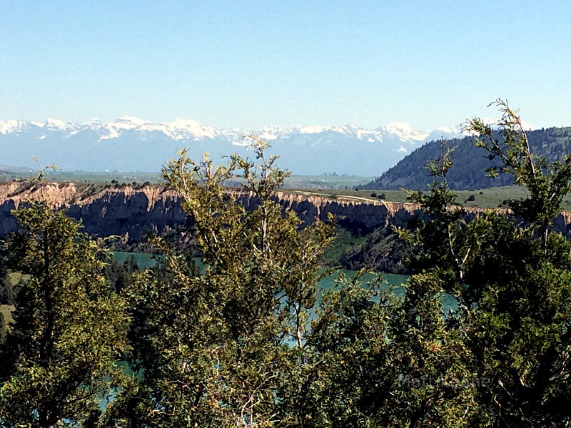 Flathead River and Mission Mountains