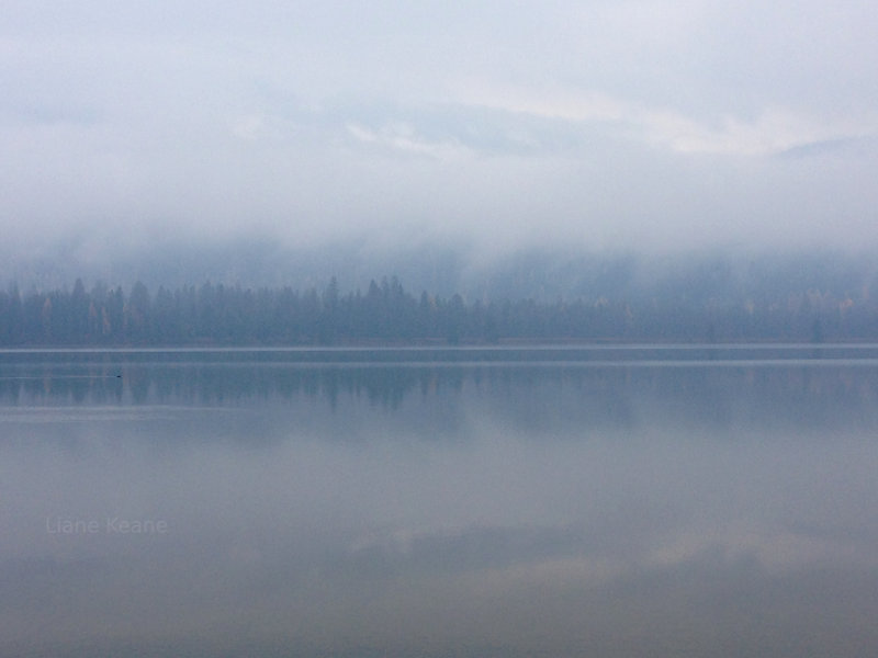 Fog on the Clark Fork.