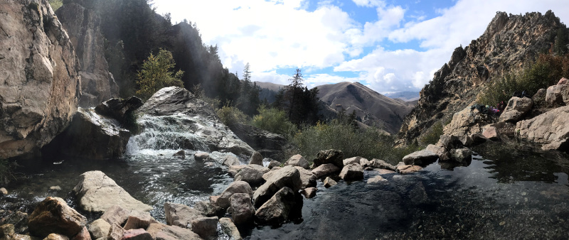 Beautiful Goldbug Hot Springs in Idaho