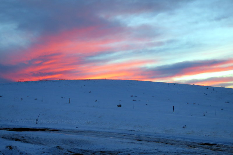 Sunset in Winter