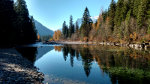 Beautiful Fall Scene in Glacier National Park, Montana