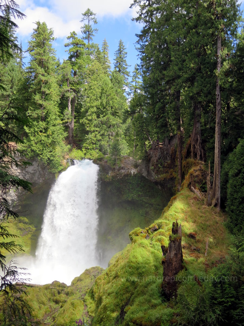 Sahalie Falls in Oregon