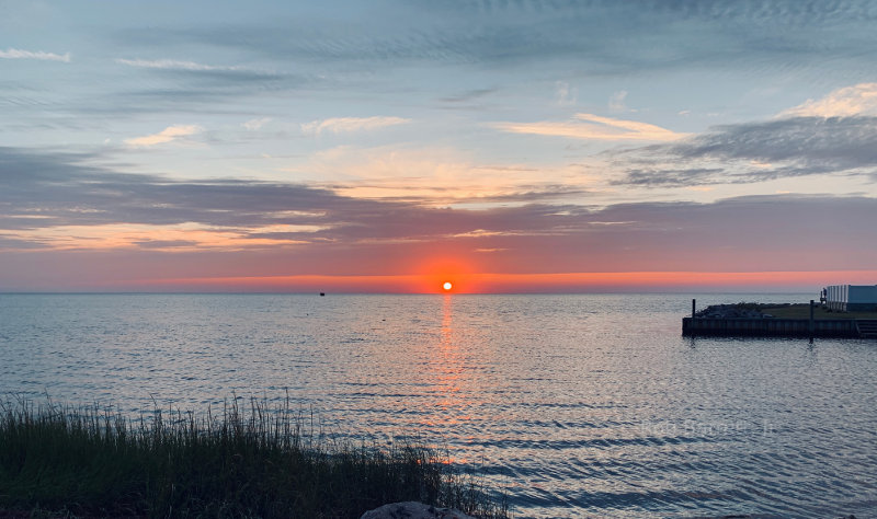 Beautiful sunset in North Carolina