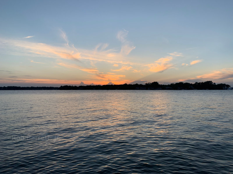 Sunset over Lake Minnetonka in Minnesota