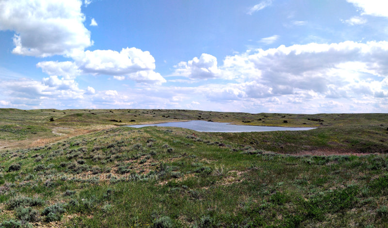 Highland reservoir in Montana