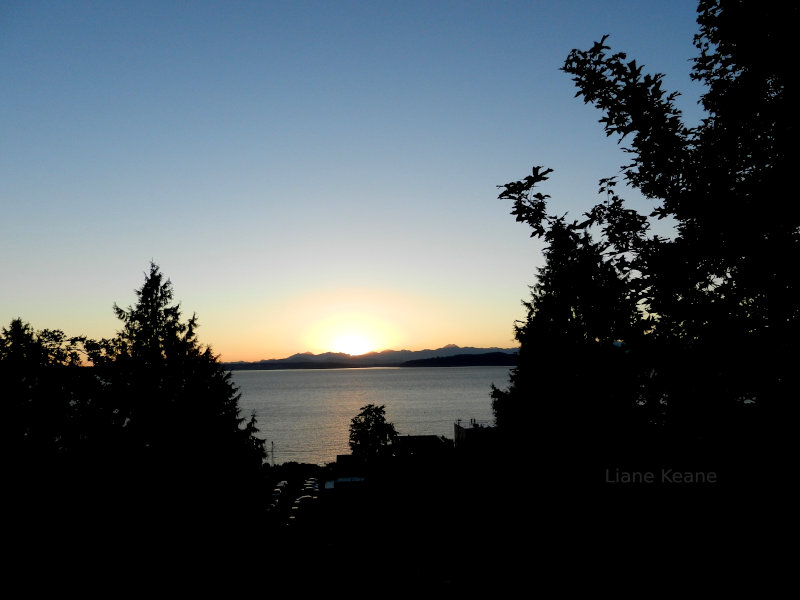 Sunset over Puget Sound