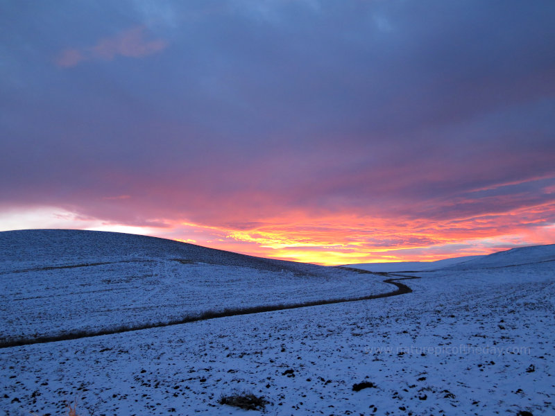 Beautiful Sunrise in Idaho