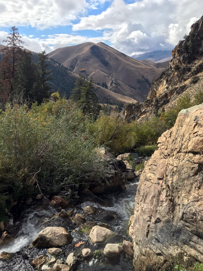 A small creek in central Idaho