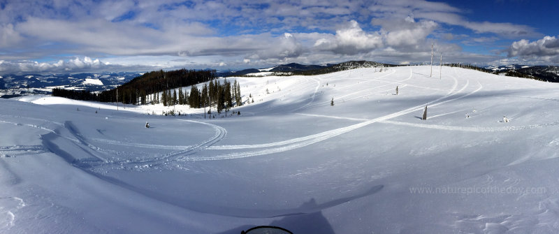 Snowmobiling in Idaho