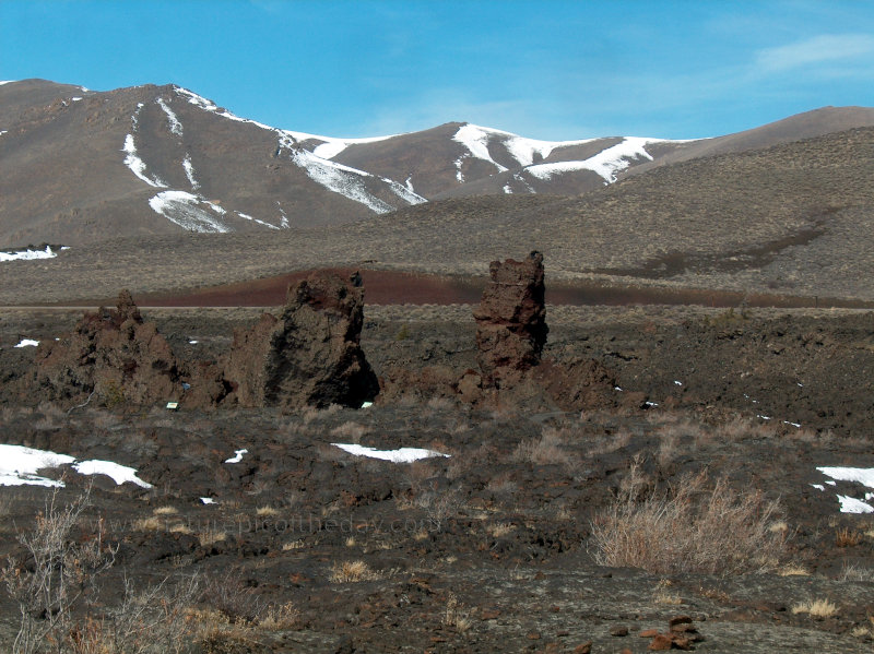 Old lava in Southern Idaho