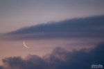 Moon and Venus in the Sky