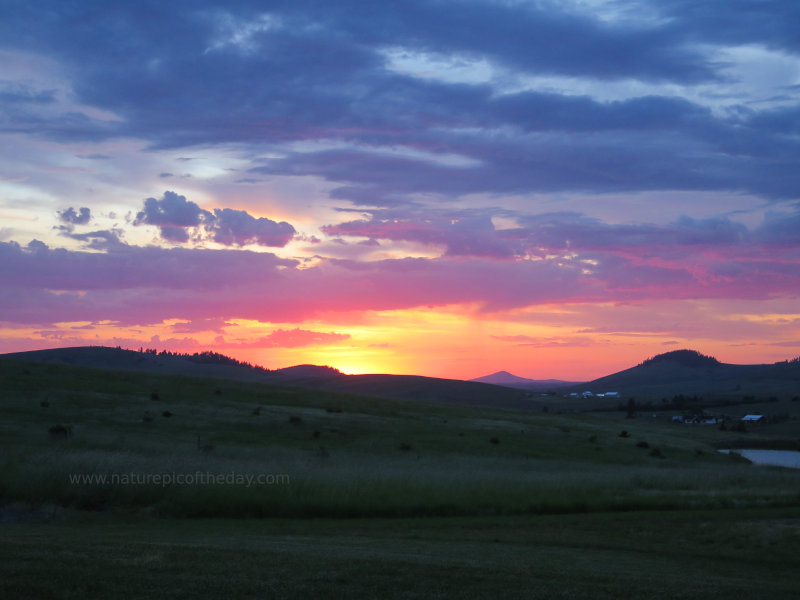 Sunset on the Palouse