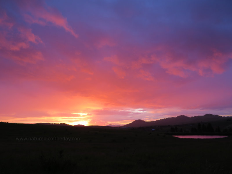 Sunset in Idaho