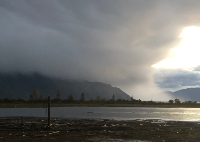 Rainy Cloud over Lake Pend Orielle