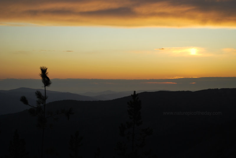 Sunset on the Rockies