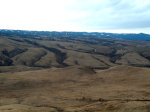 Water Erosion of a hillside.