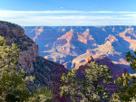 The Grand Canyon at Bright Angel Lodge. 