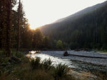 Quinualt River above Lake Quinault