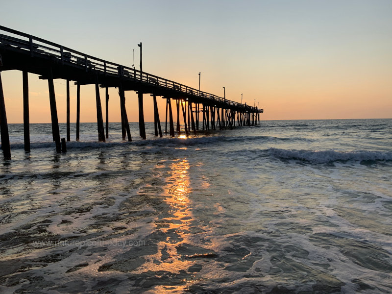 A long walk on a long pier.