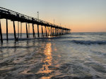 A long walk on a long pier.