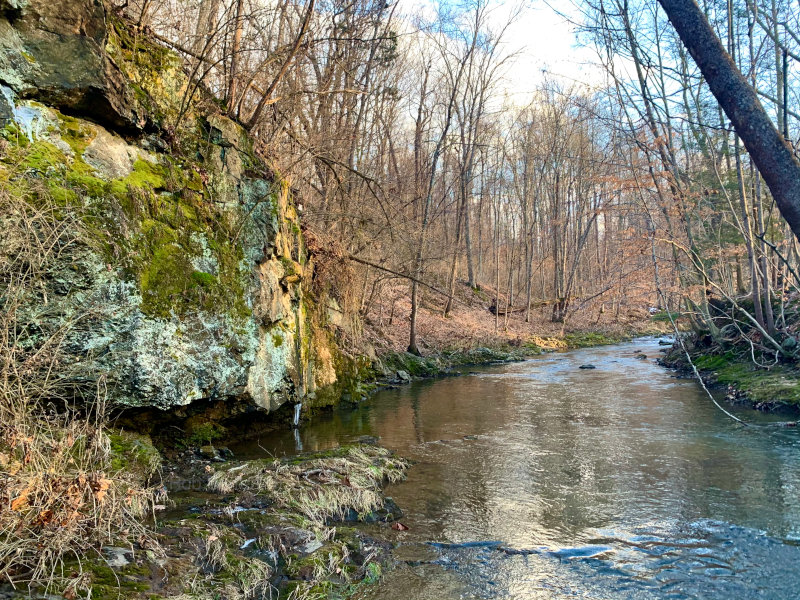 Creek through the hills of PA