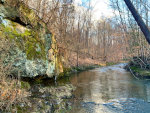 Creek through the hills of PA