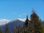 Moon.  Mountains.  Montana.