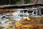 ICe on a creek