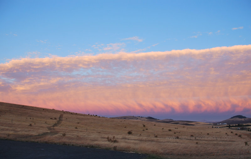 Storm at sunrise