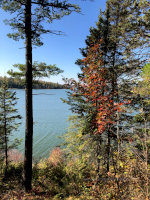 Lake Itasca in Minnesota, headwaters of the Mississippi.