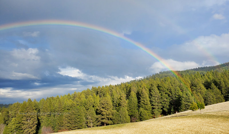 Double rainbow in Idaho.