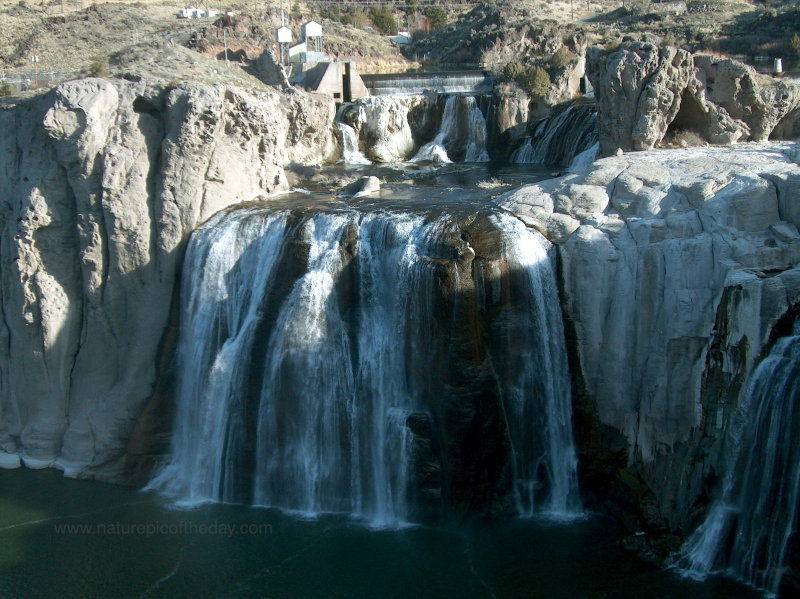 Shoshone Falls and the Snake River