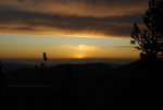 Sunset from the Rocky Mountains