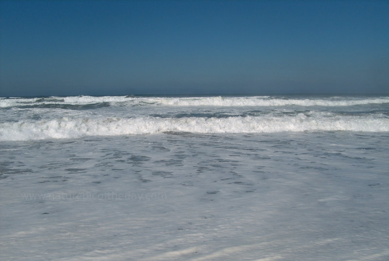 Waves on the Ocean in California