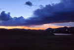 Rain at sunset over Eastern Washington