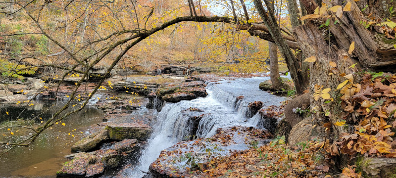 Waterfall in Old Stone Fort State Park, TN