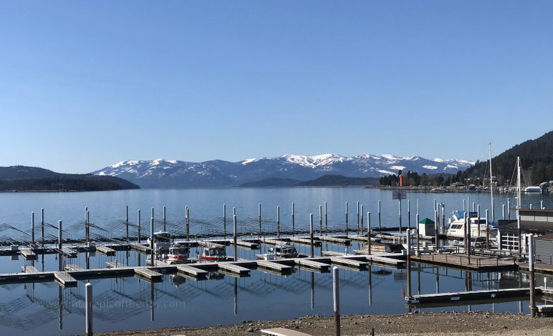 Schweitzer Mountain Resort and lake Pend Orielle