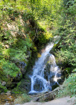 Waterfall on the Hiawatha Trail