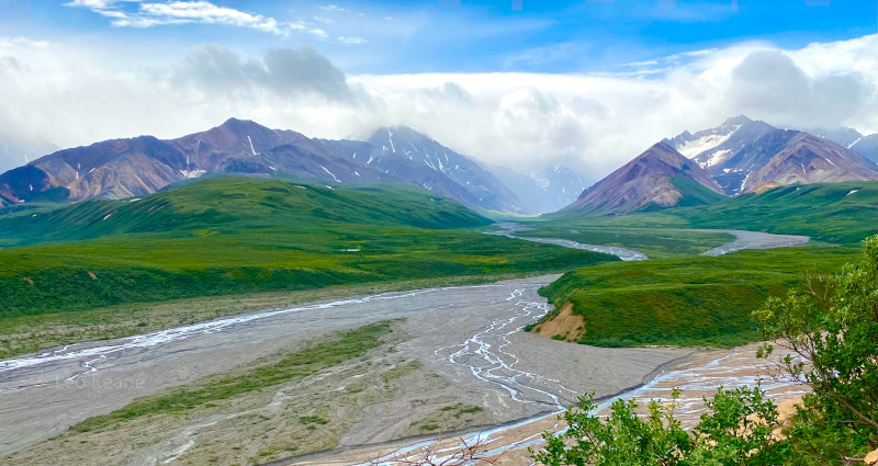 Denali hidden behind the clouds