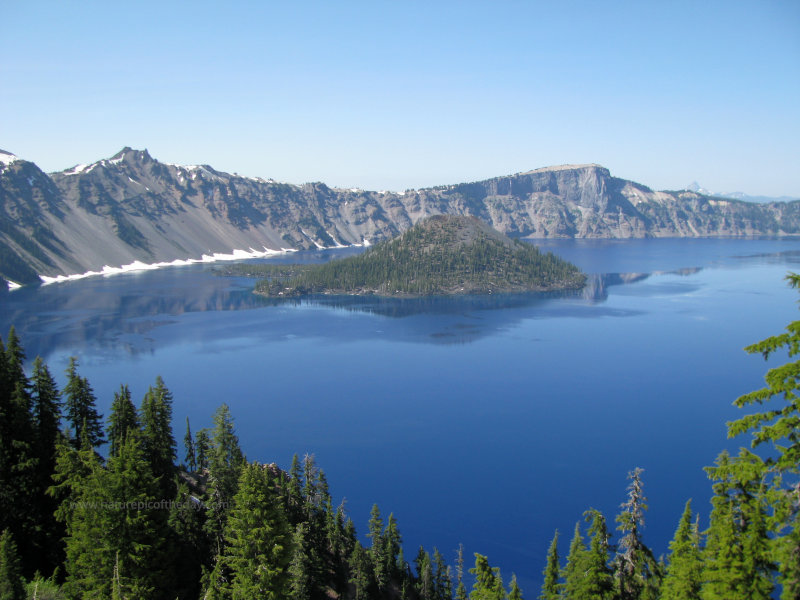 Crater Lake National Park in Oregon