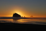 Sunlight on a beach in WA