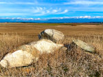 Boulders under the Mission Mountains